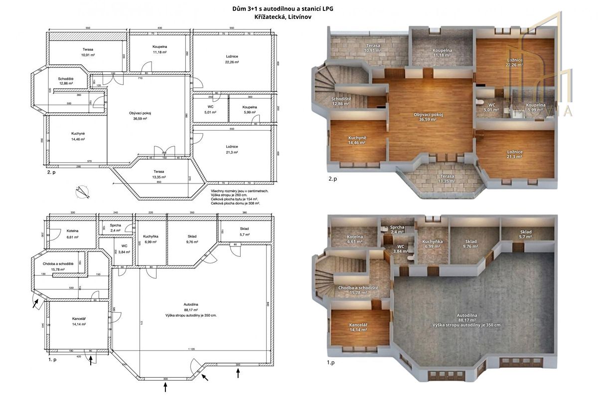 Prodej rodinného domu 308 m², pozemek 1634 m² – fotografie 3