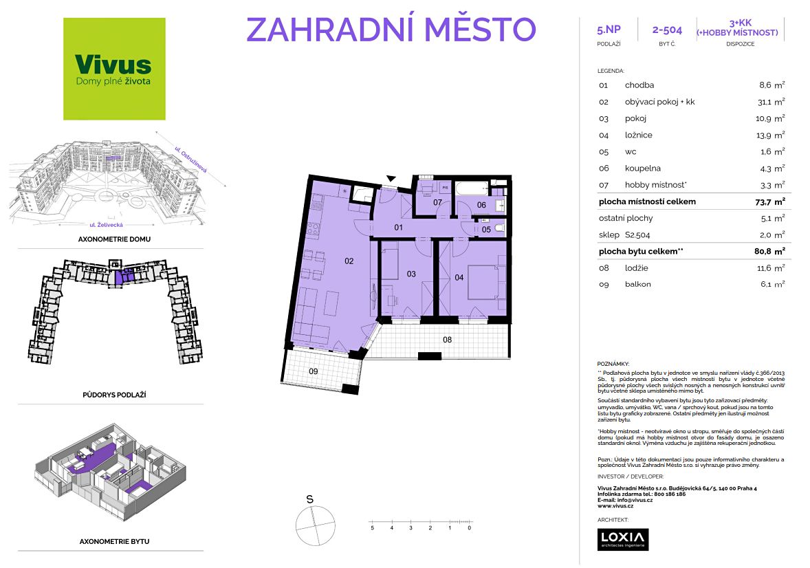 Prodej bytu 3+kk 81 m² – fotografie 2