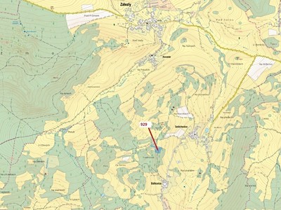 Dražba  lesa 5 736 m²