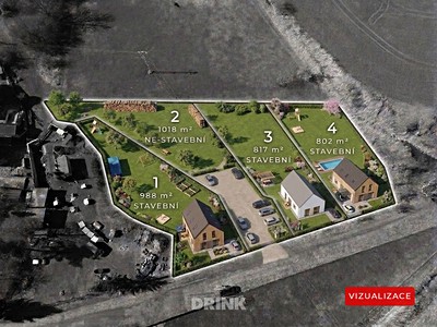 Prodej  stavebního pozemku 802 m²