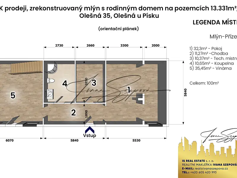 Prodej vícegeneračního domu 594 m², pozemek 13331 m², Olešná – náhled fotky 3