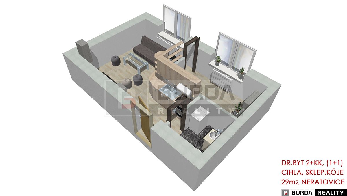Prodej bytu 2+kk 30 m² – fotografie 5