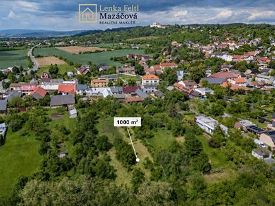 Prodej stavebního pozemku 1000 m²