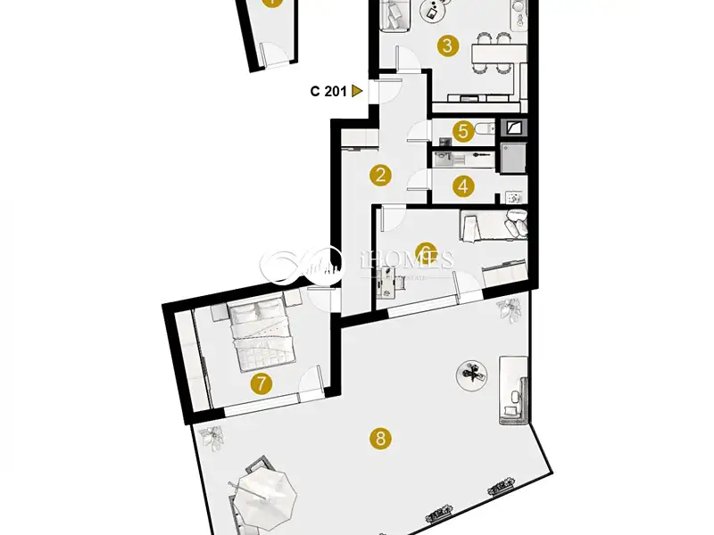 Prodej bytu 3+kk 76 m², Praha – náhled fotky 2
