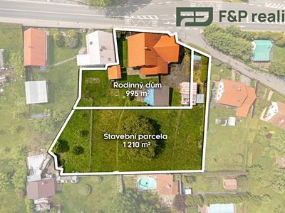 Prodej stavebního pozemku 1210 m²