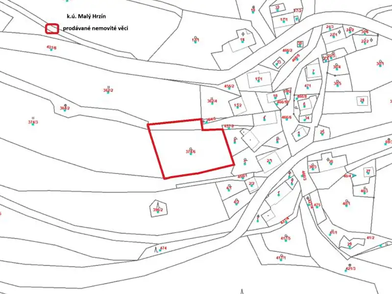 Prodej pozemku 2127 m², Stráž nad Ohří – náhled fotky 3