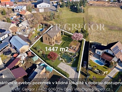 Prodej  stavebního pozemku 1 447 m²