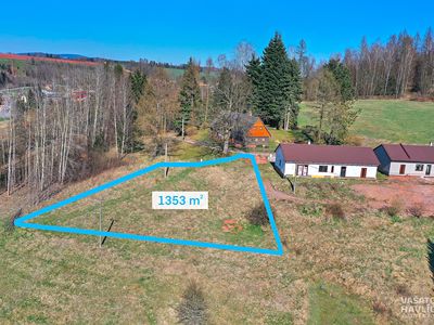 Prodej stavebního pozemku 1353 m²