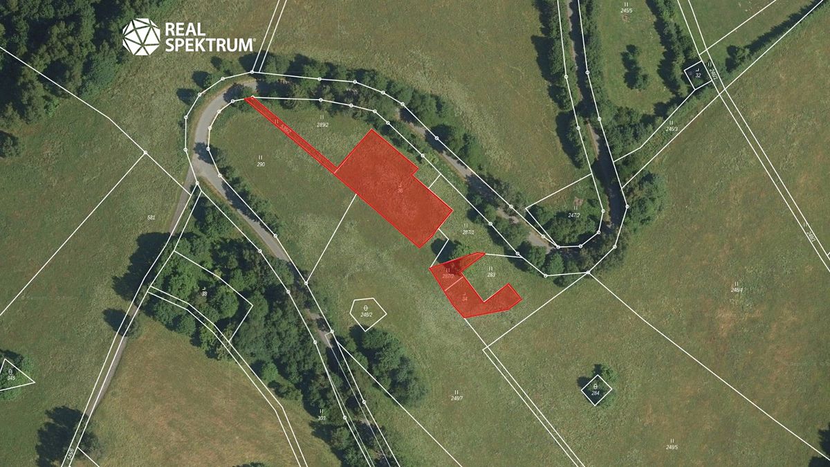 Prodej stavebního pozemku 1849 m²