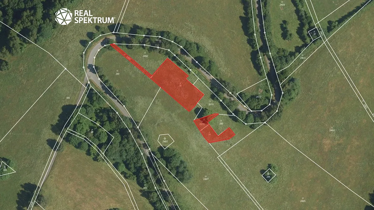 Prodej stavebního pozemku 1849 m²