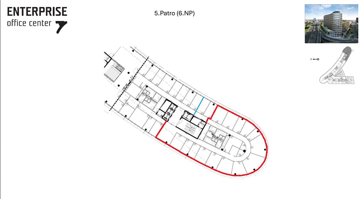 Pronájem kanceláře 525 m² – fotografie 3