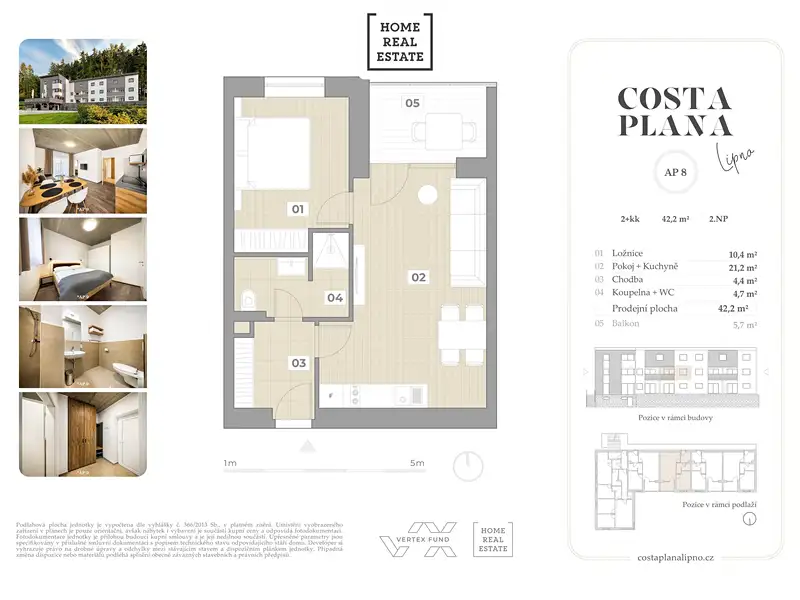 Prodej bytu 2+kk 43 m², Černá v Pošumaví – náhled fotky 3
