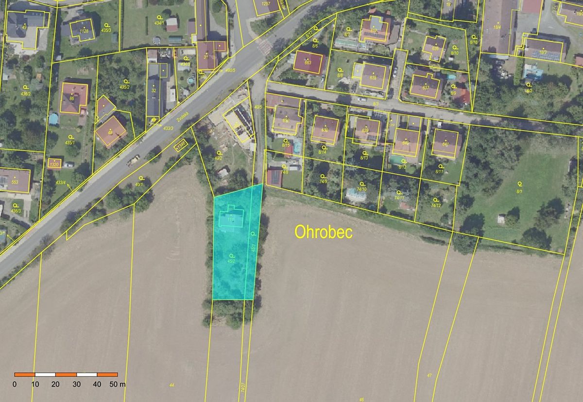 Prodej stavebního pozemku 1097 m²