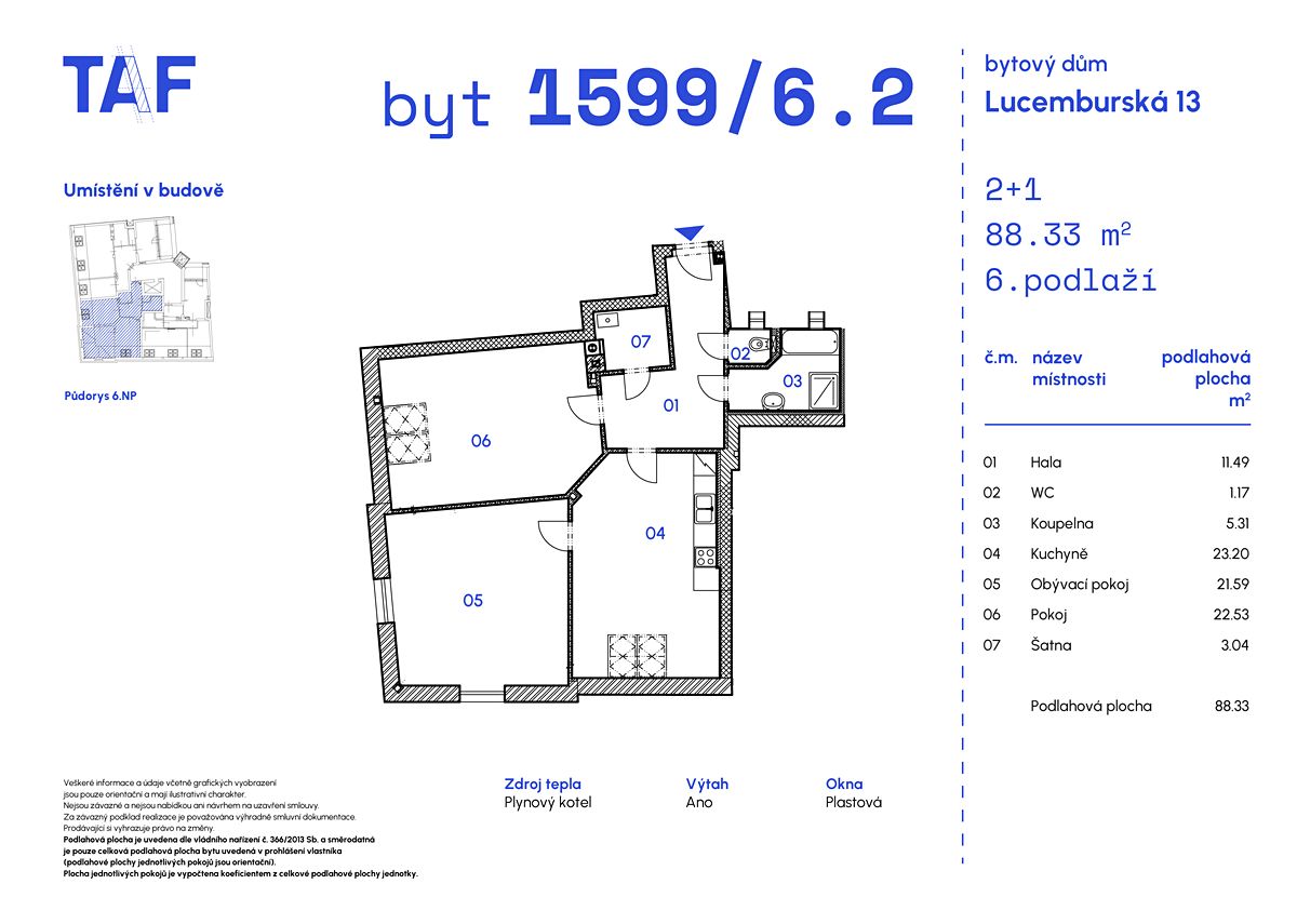 Prodej bytu 2+1 88 m² – fotografie 2