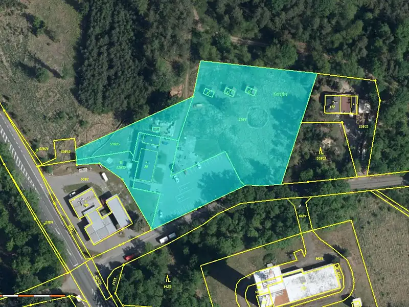Prodej komerčního pozemku 8772 m², Býšť – náhled fotky 1