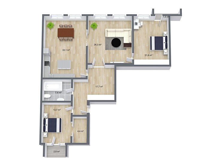 Wohnung 4+kk zum Kauf, 125 m² (27 von 28)