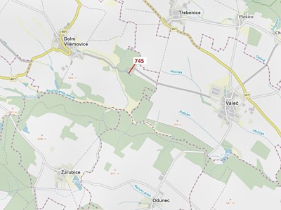 Dražba  lesa 1 957 m²