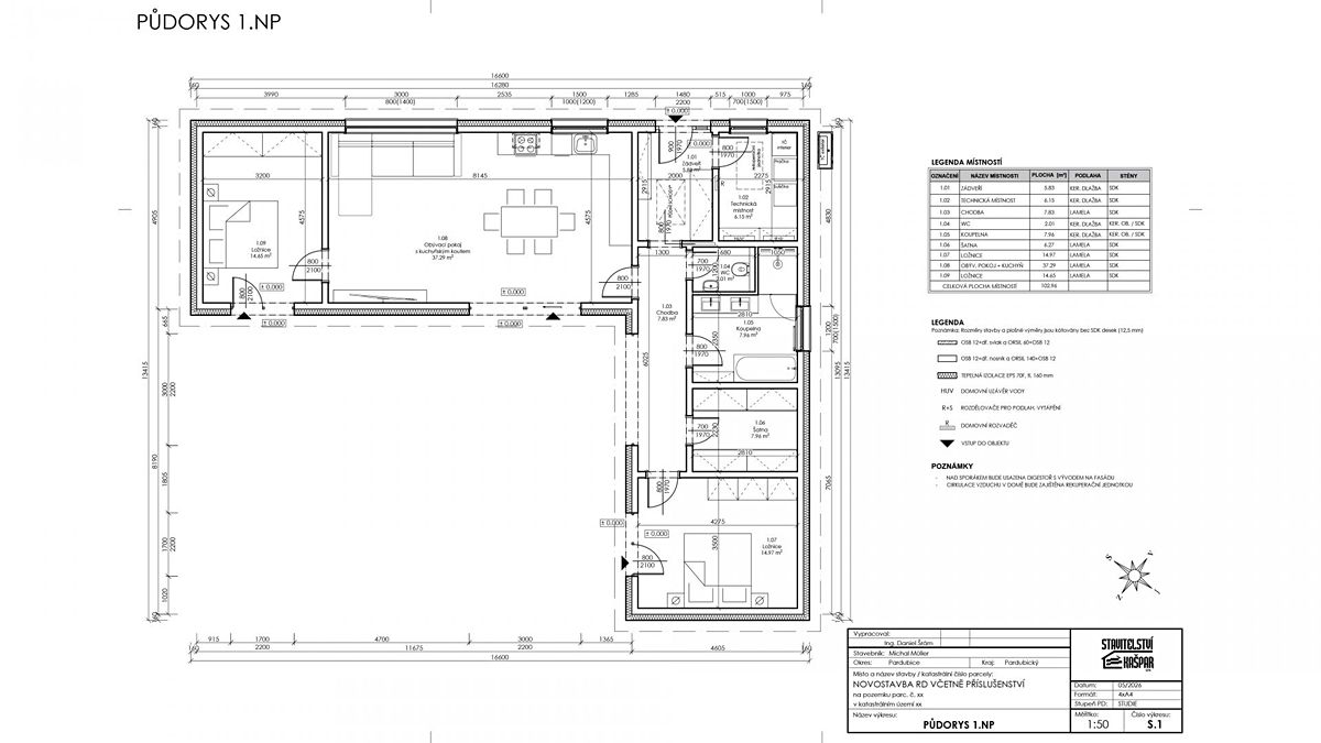 Prodej rodinného domu 102 m², pozemek 1309 m² – fotografie 3