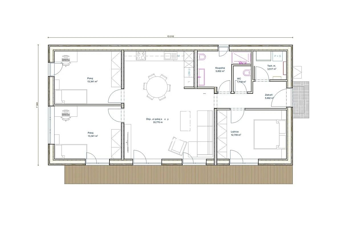 Prodej rodinného domu 93 m², pozemek 810 m² – fotografie 2