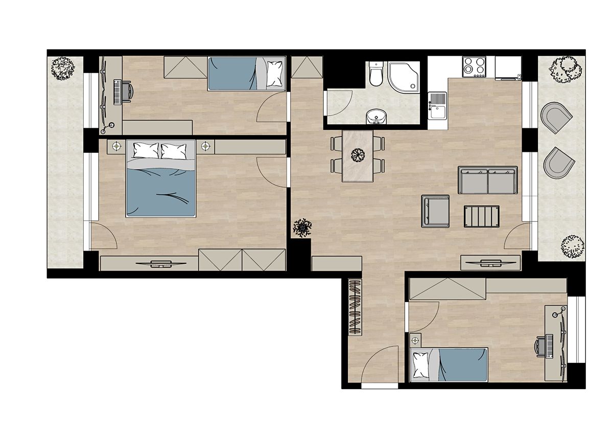 Prodej bytu 4+kk 90 m² – fotografie 4