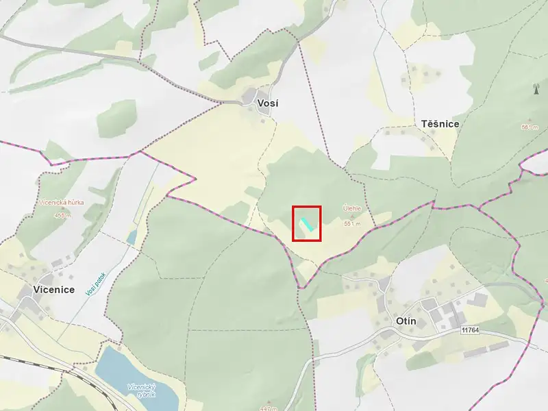 Prodej louky 1974 m², Švihov – náhled fotky 2