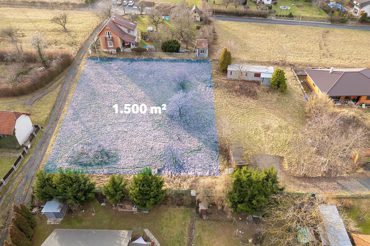 Prodej stavebního pozemku 1500 m², Vrátkov – fotka 1 z 3