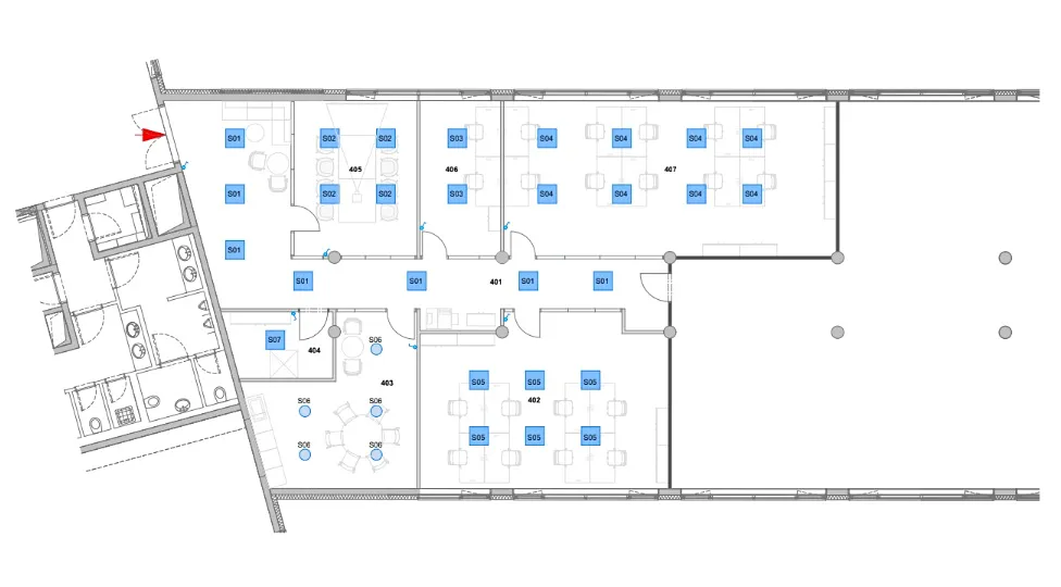 Pronájem kanceláře 230 m² – další