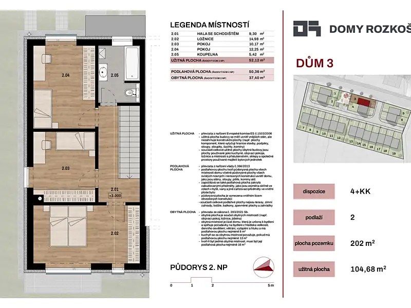 Prodej rodinného domu 105 m², pozemek 202 m², Humpolec – náhled fotky 3