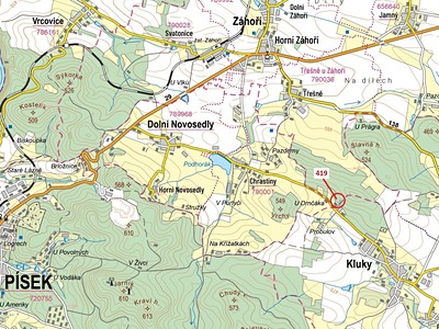 Dražba  lesa 1 446 m²