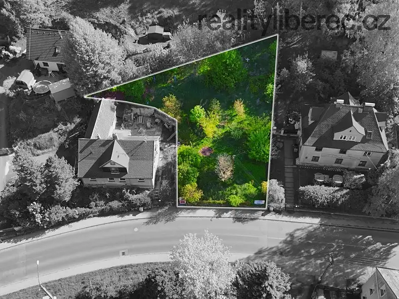 Prodej stavebního pozemku 731 m², Liberec – náhled fotky 2