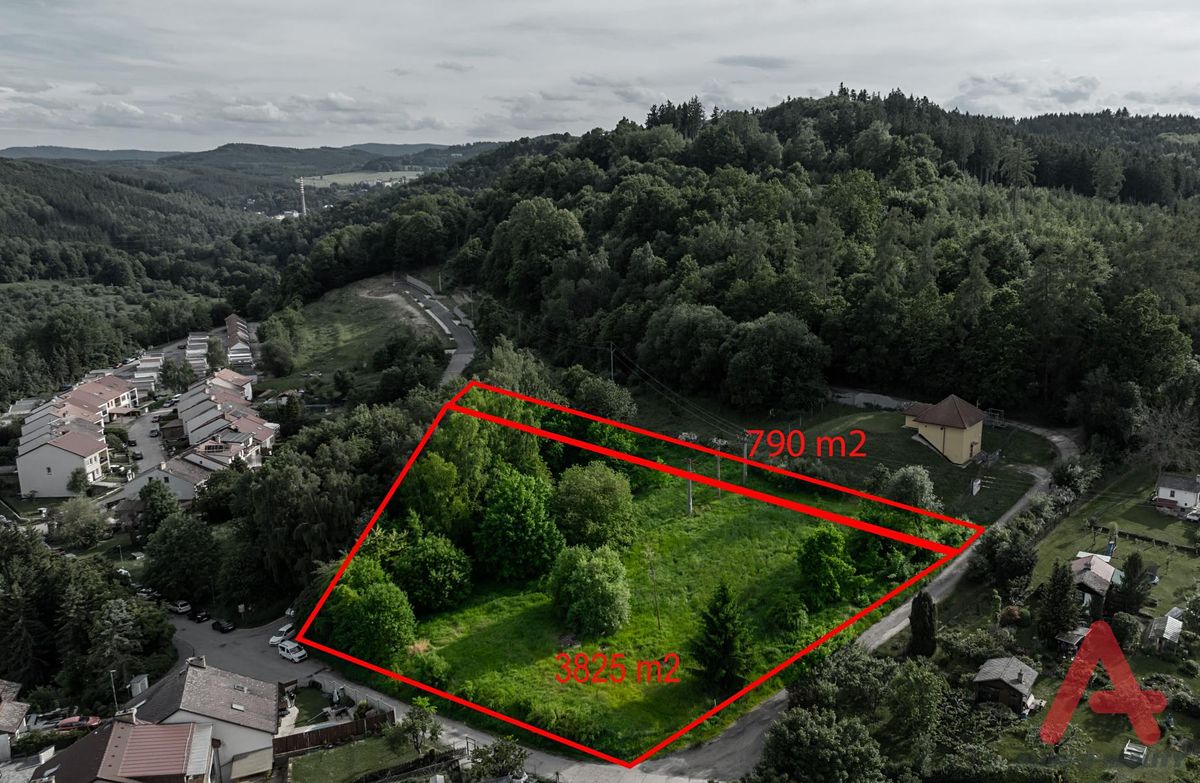 Prodej stavebního pozemku 4615 m², Český Krumlov – fotka 1 z 3