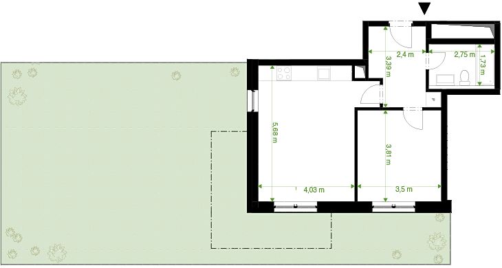 Prodej bytu 2+kk 52 m² – fotografie 4