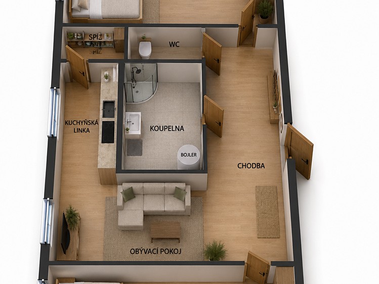 Wohnung 3+kk zum Kauf, 70 m² (24 von 25)