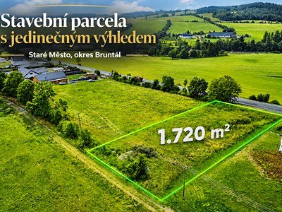 Prodej  stavebního pozemku 1 720 m²