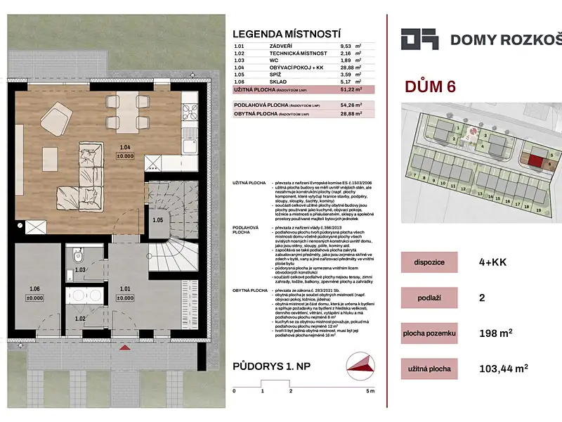 Prodej rodinného domu 103 m², pozemek 198 m², Humpolec – náhled fotky 2
