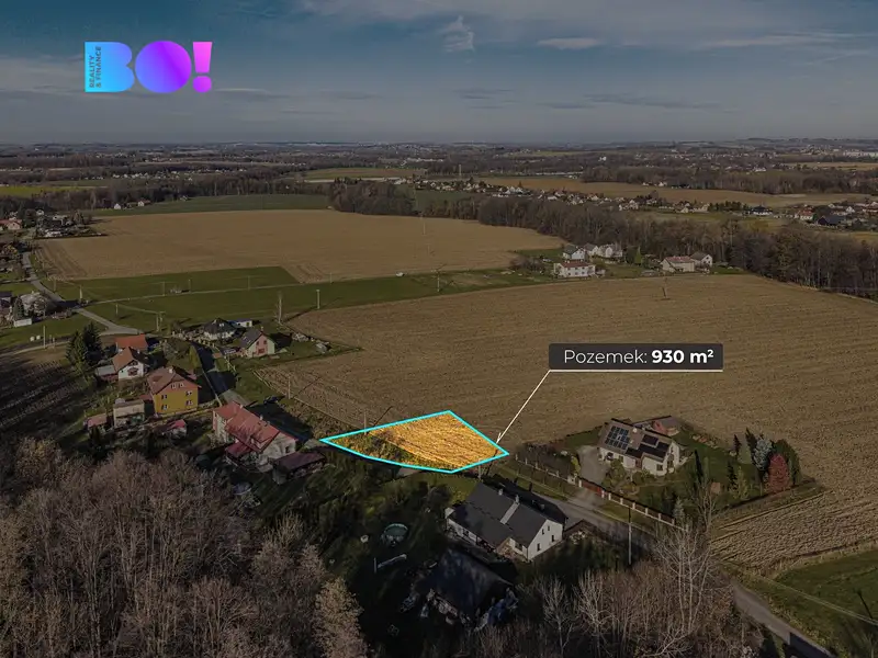 Prodej stavebního pozemku 930 m², Dobratice – náhled fotky 3
