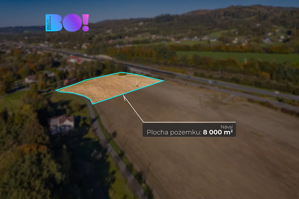 Prodej komerčního pozemku 8000 m²