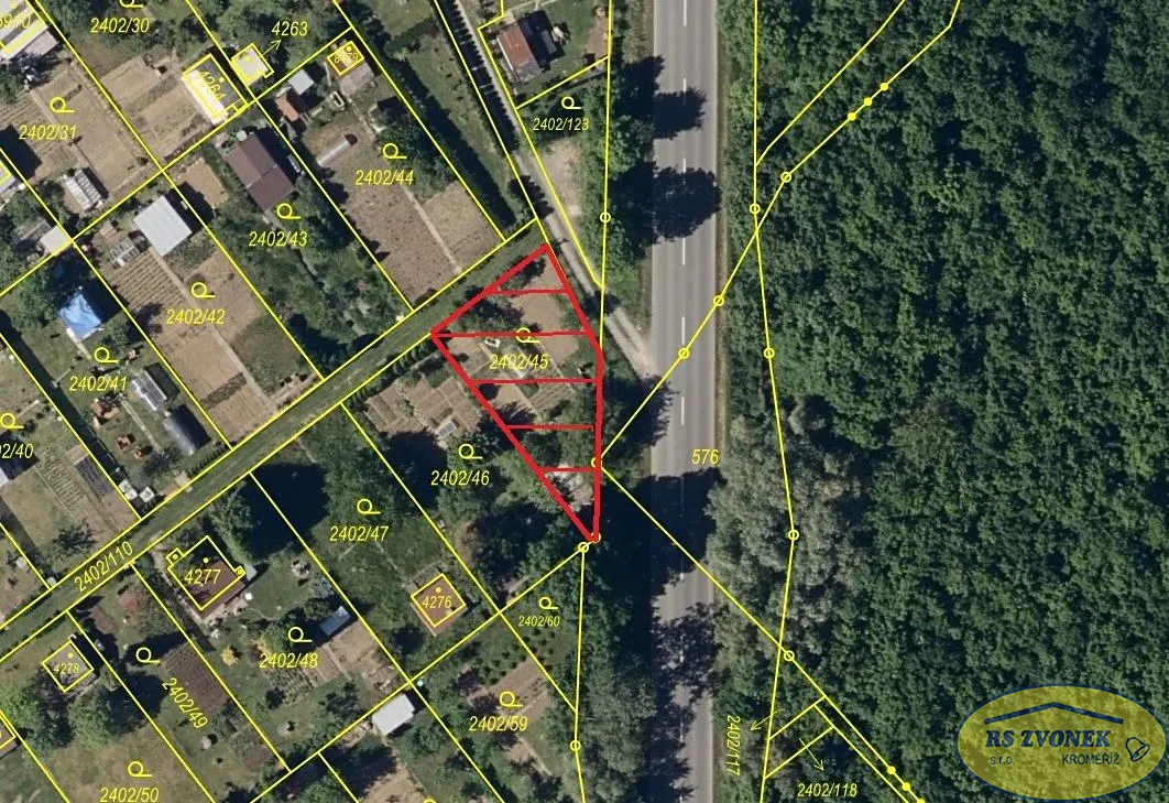 Prodej zahrady 323 m²
