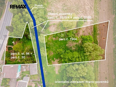 Prodej  stavebního pozemku 2 104 m²