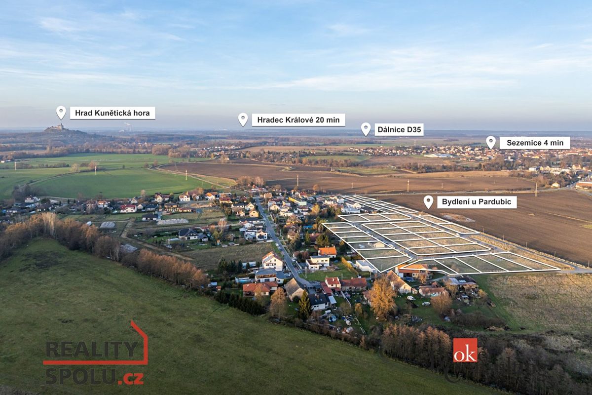 Prodej stavebního pozemku 909 m²