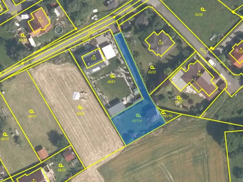 Prodej stavebního pozemku 686 m², Radějovice – náhled fotky 2