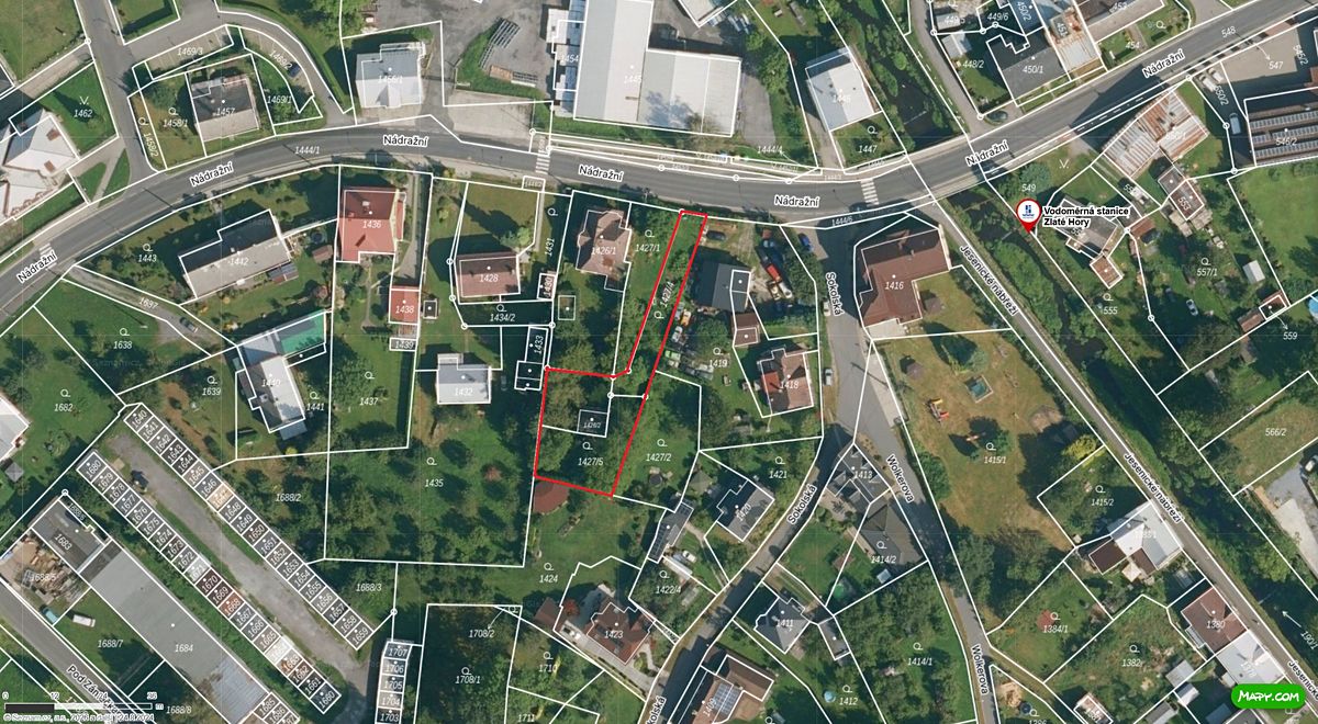Prodej stavebního pozemku 900 m²