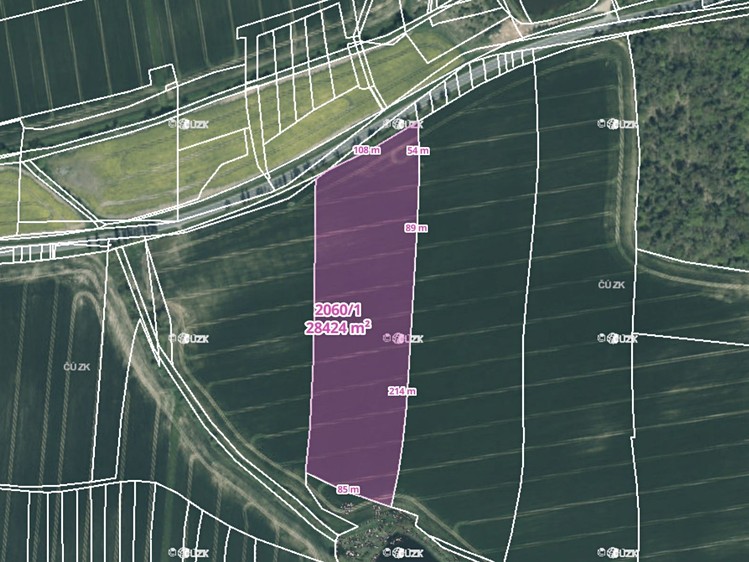 Prodej pozemku, 28 424 m² (1 z 4)