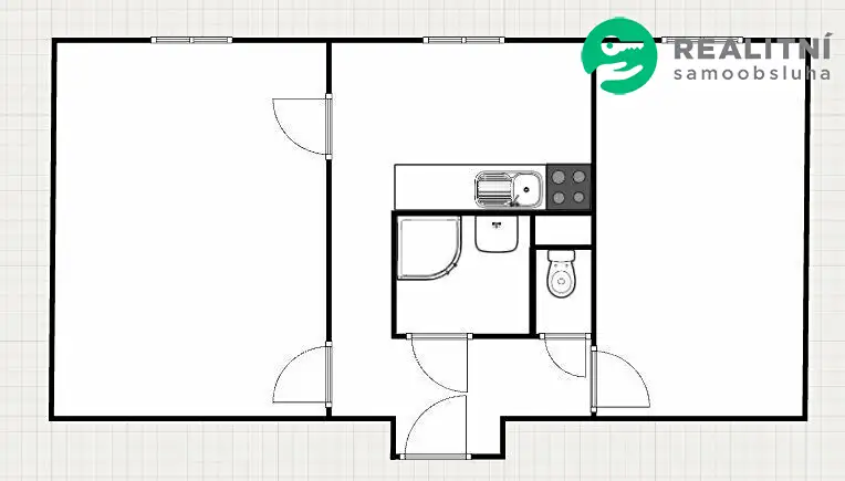 Prodej bytu 2+1 52 m², Chomutov – náhled fotky 2