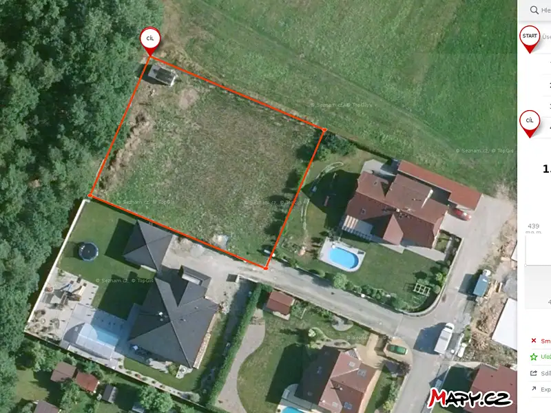 Prodej stavebního pozemku 1485 m², Litvínovice – náhled fotky 2