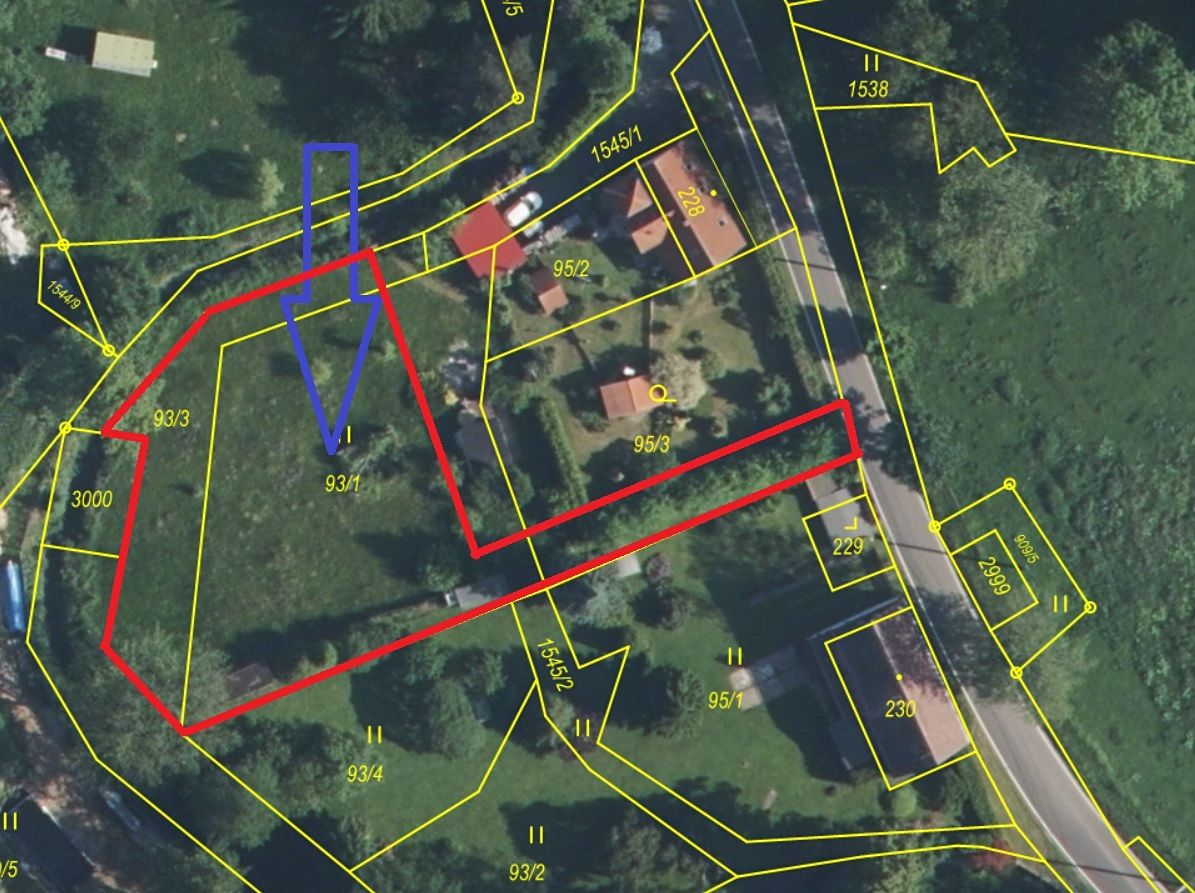 Prodej stavebního pozemku 1344 m²