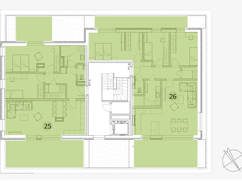 Prodej bytu 3+kk 83 m², Humpolec – náhled fotky 3