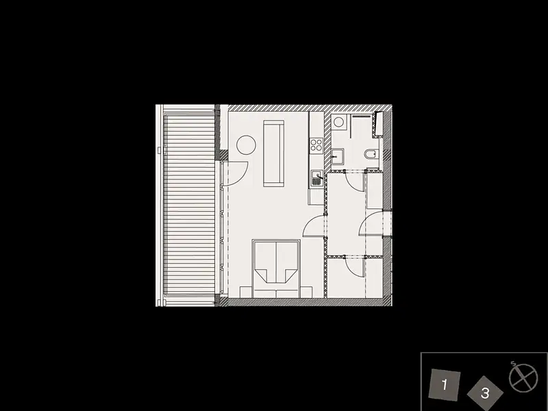 Prodej bytu 1+kk 39 m², Valašské Meziříčí – náhled fotky 3