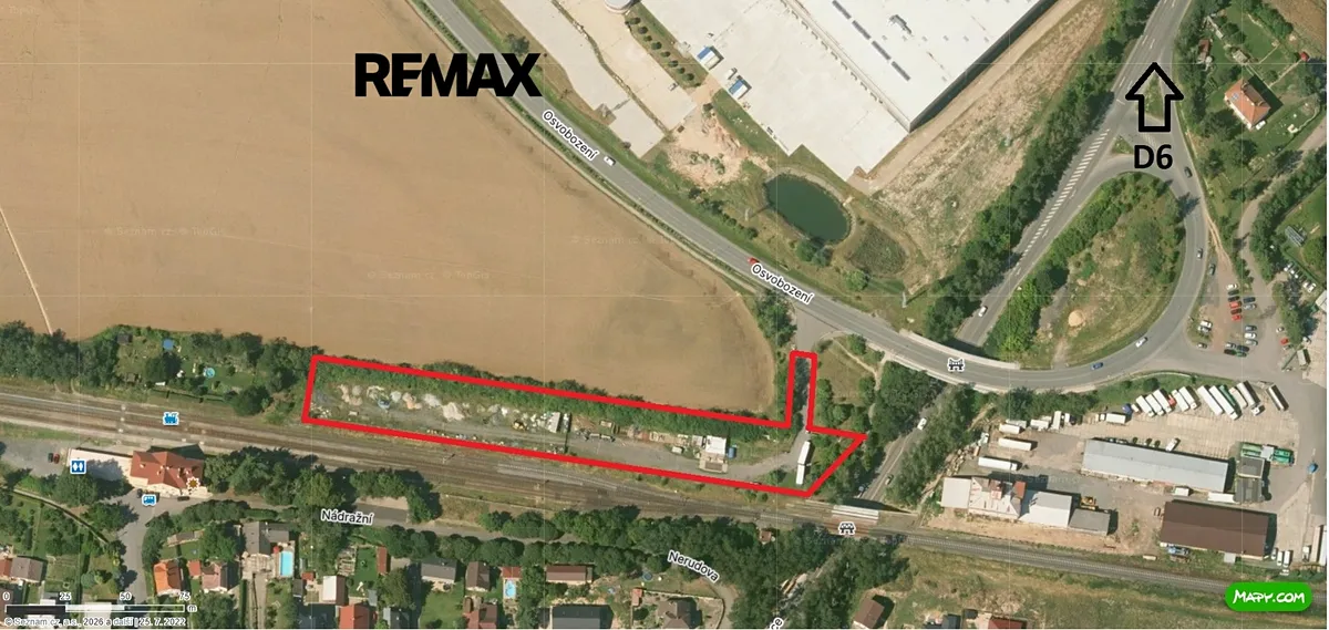 Prodej komerčního pozemku 6120 m²