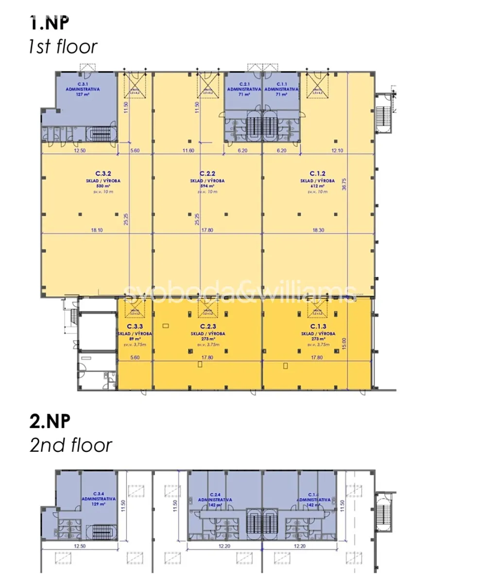 Pronájem výrobní haly, prostoru 1080 m² – pohled 5